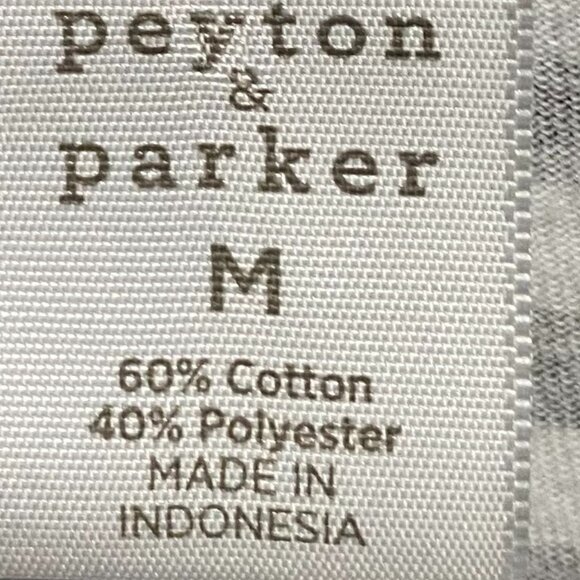 Peyton & Parker 1/2 sleeve navy & white stripe dress, size M - Picture 7 of 8